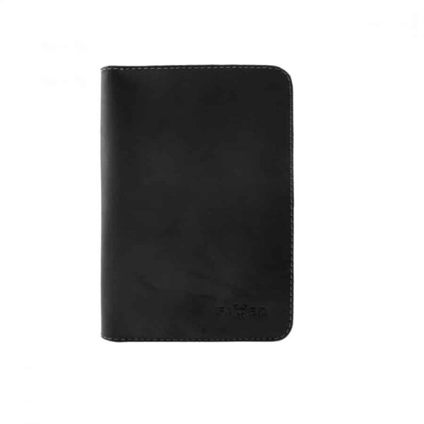 černé Chytré kožené pouzdro na doklady a peněženka z pravé kůže