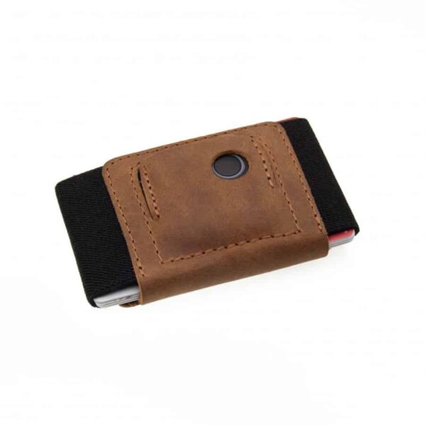 Chytrá kožená slim peněženka Fixed Smile Tiny s trackerem
