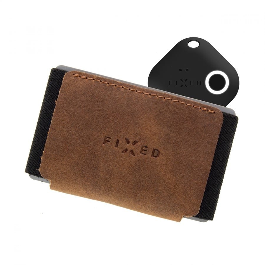 Chytrá kožená slim peněženka Fixed Smile Tiny