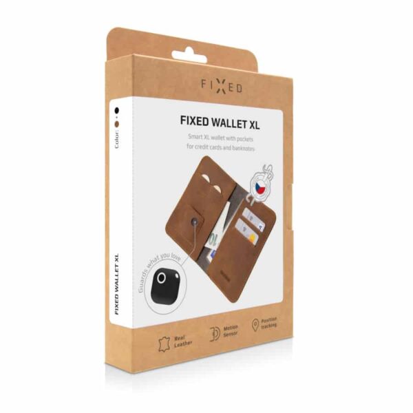 Chytrá kožená peněženka Fixed Smile Wallet XL balení