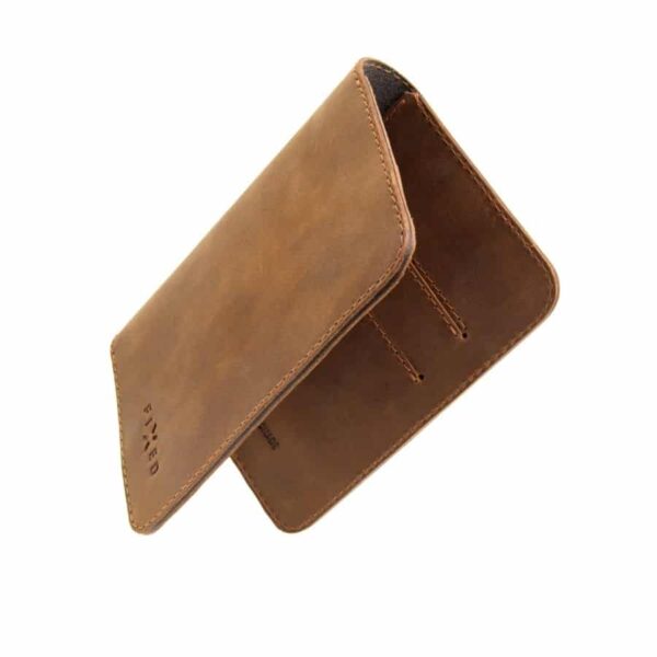 hnědá kožená peněženka Fixed Smile Wallet XL
