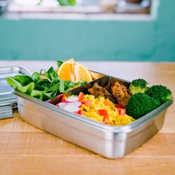 Těsnící nerezový lunchbox 1,9 litrů na oběd