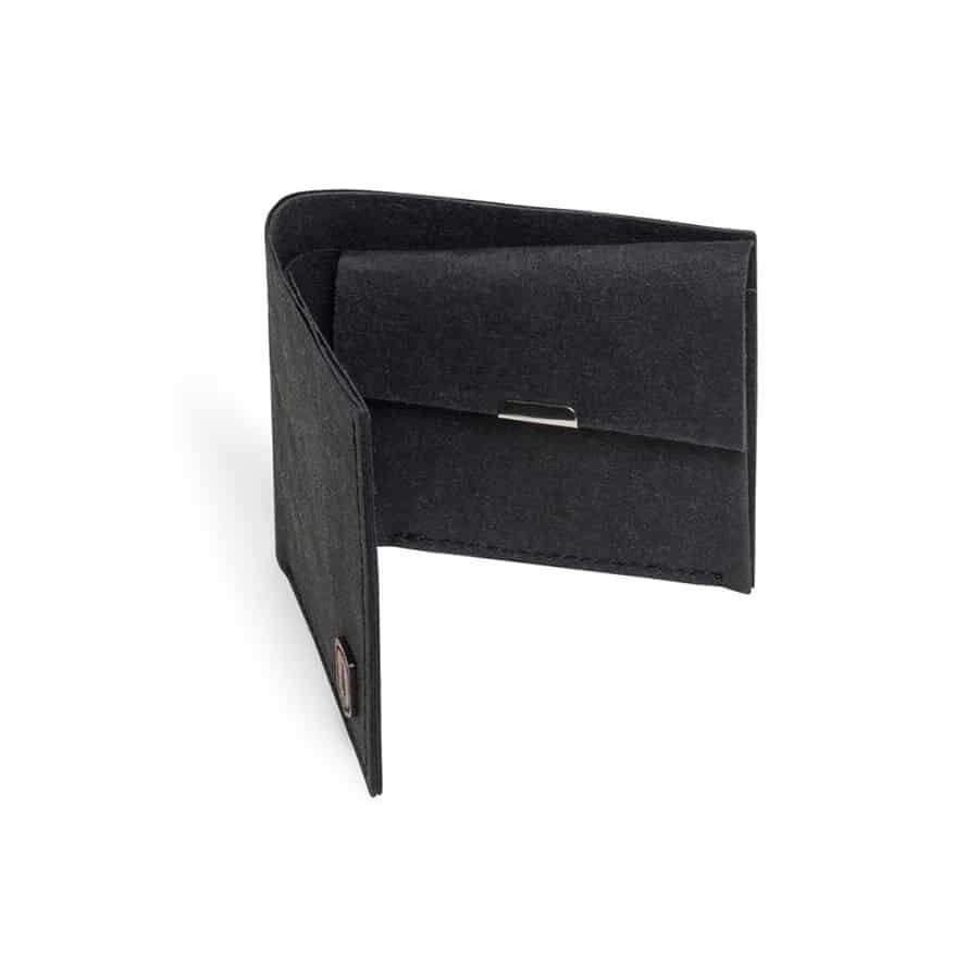 Papírová peněženka Bewooden černá pro muže