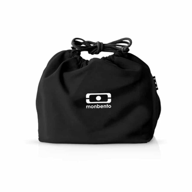 Plátěná taška na obědový box Monbento Pochette černá