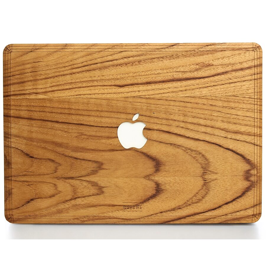 teak Krycí fólie na Macbook z pravého dřeva WoodWe