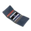 minimalistická kožená peněženka Fixed modrá