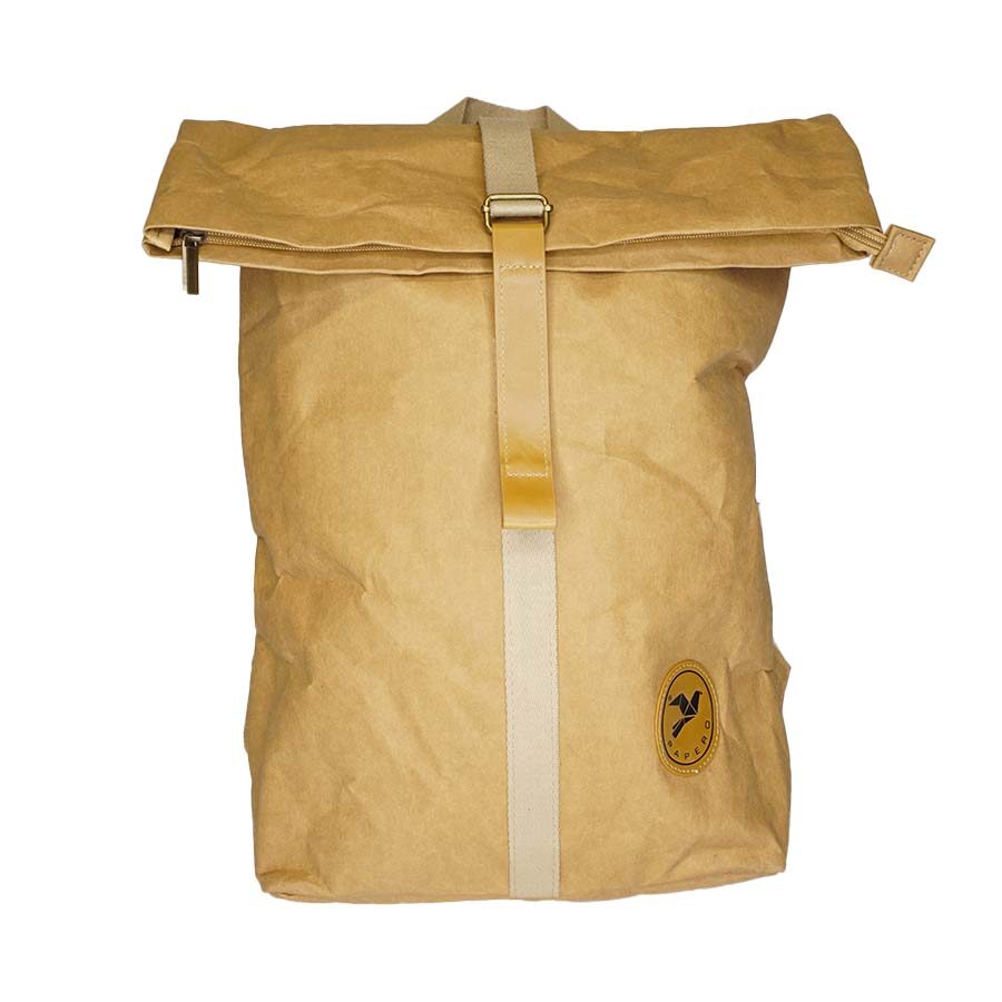 hnědý Papírový rolovací batoh Papero Bags Cougar