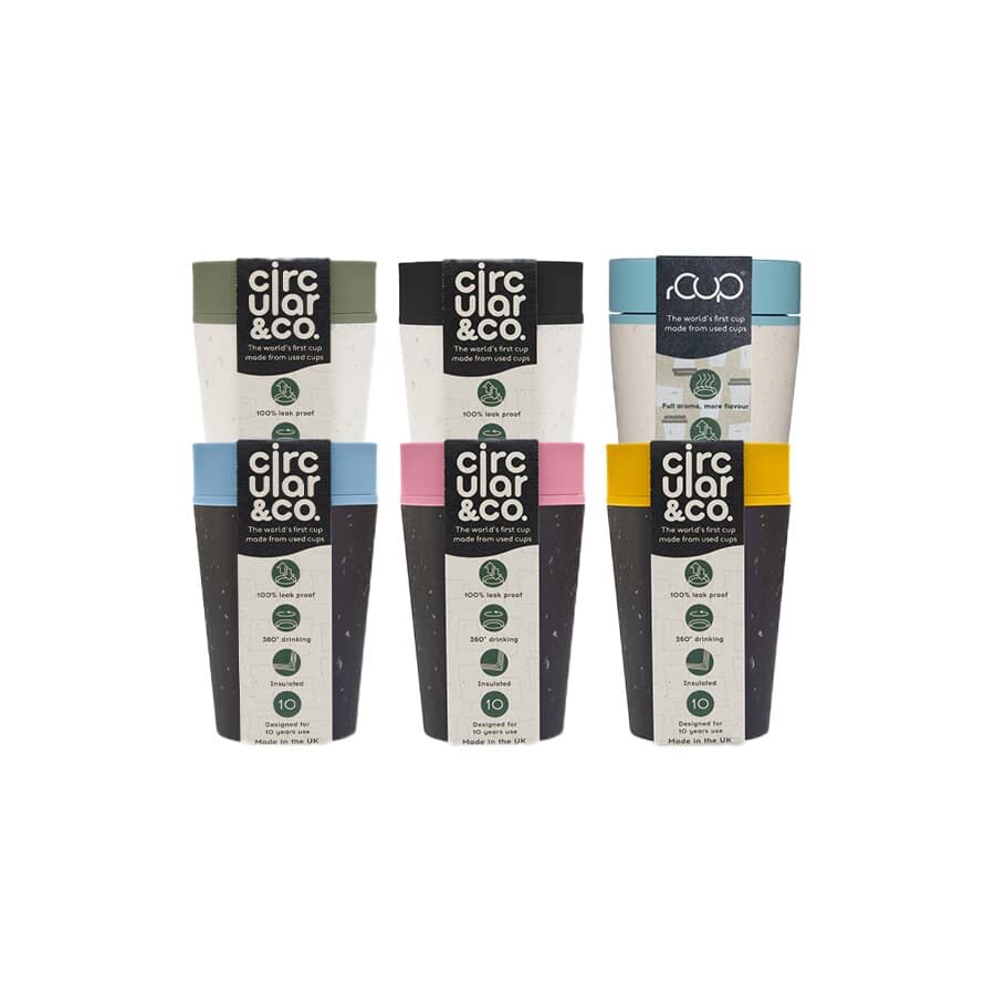 Circular & Co. recyklovaný kelímek na kávu 270 ml barevné varianty