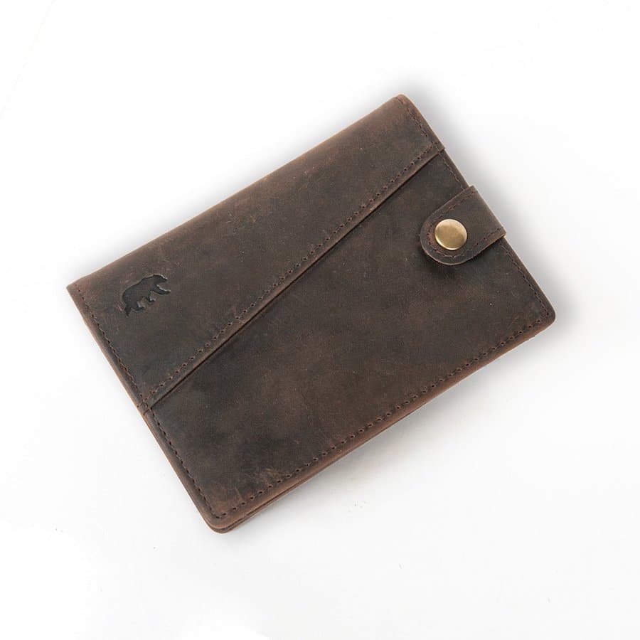 Kožená vintage peněženka Handy Max Alaskan Maker